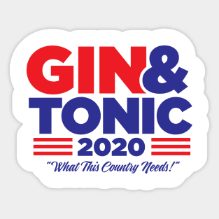 GIN & TONIC 2020 Sticker